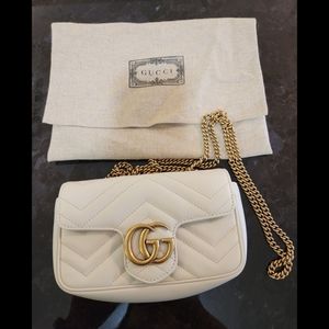 G Marmont matelasse leather super mini bag